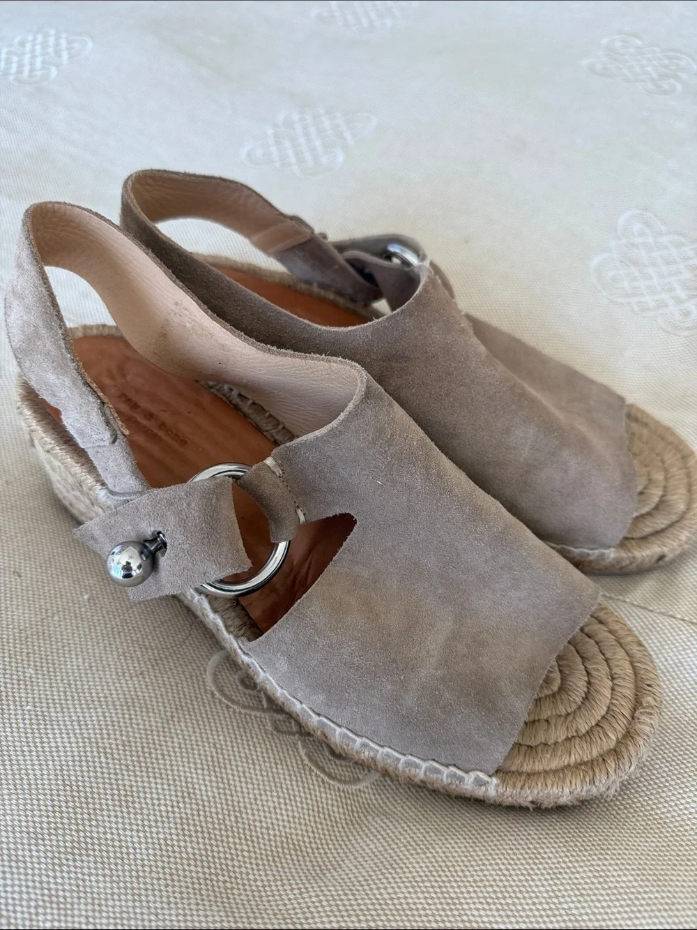 rag & bone suede upper